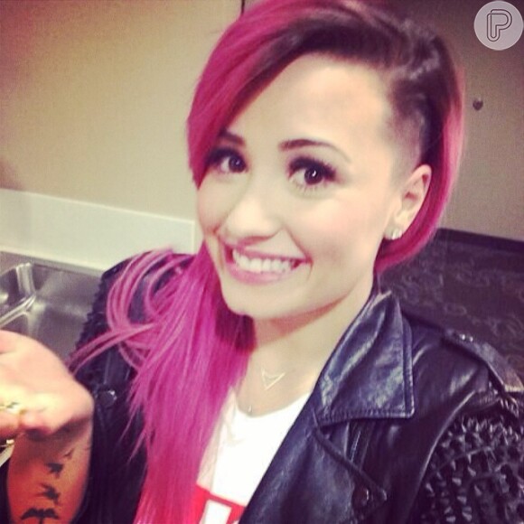 erros comuns ao pintar cabelo roxo demi lovato