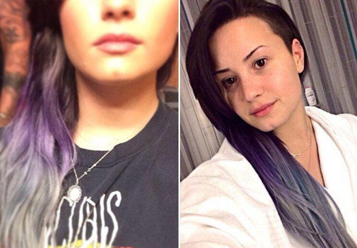 quanto custa pintar o cabelo roxo como demi lovato