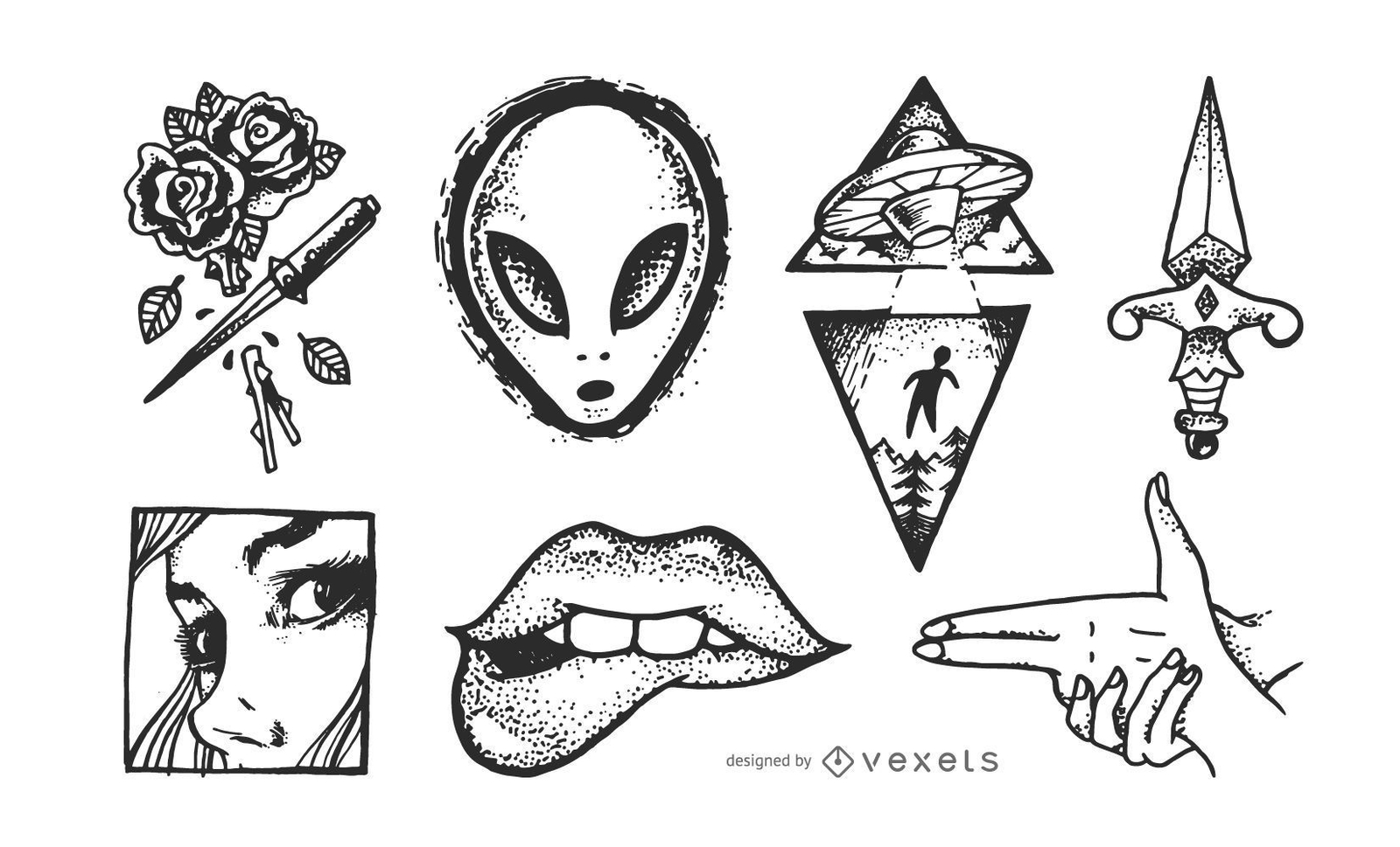 estilos variados de tatuagem