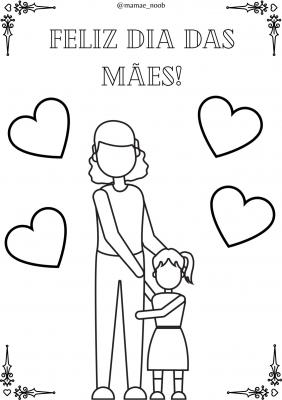 desenho para o dia das mães