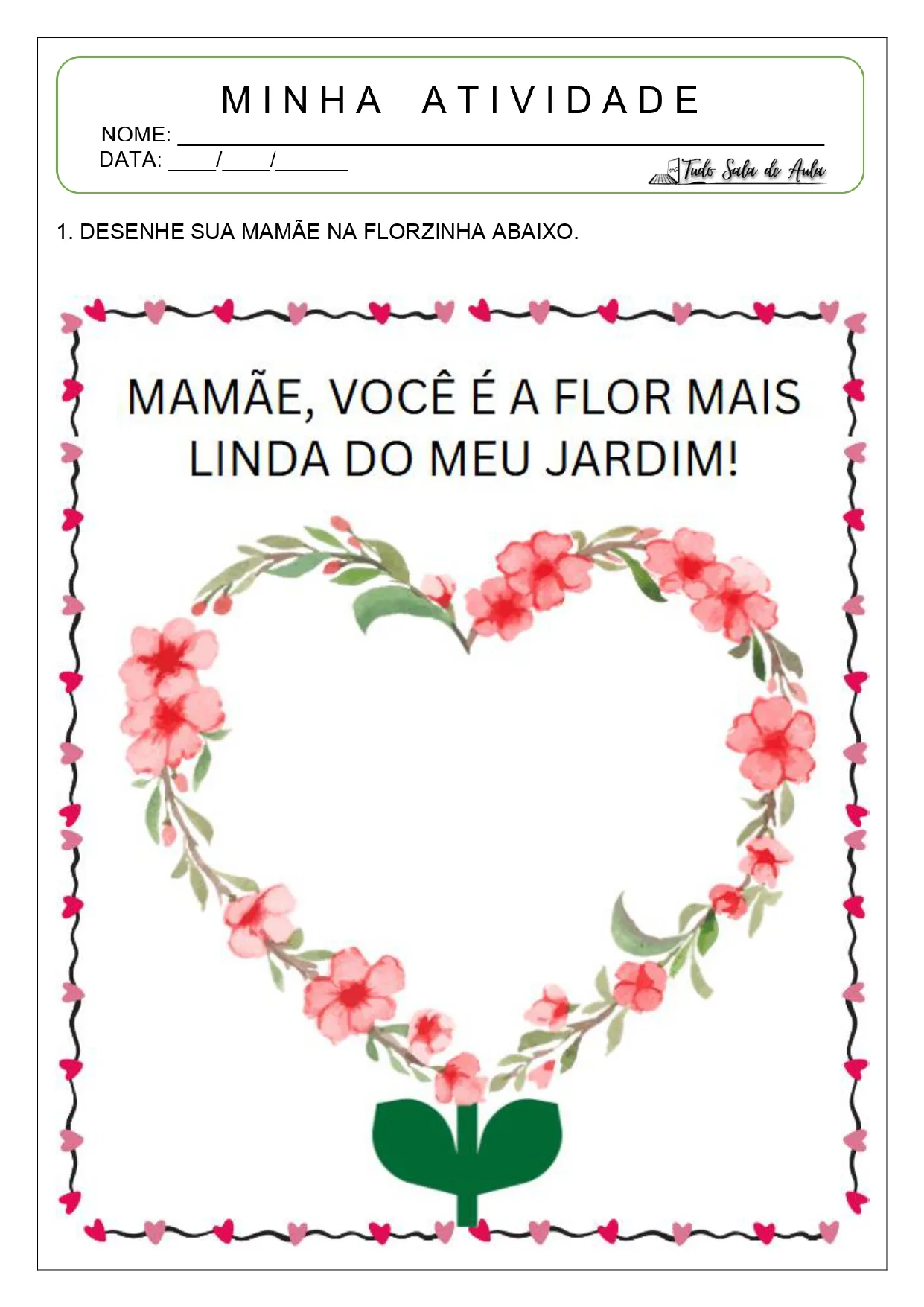 como desenhar um lírio para o dia das mães passo a passo
