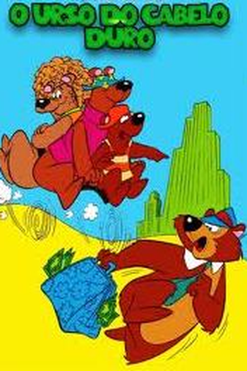 erros de animação urso do cabelo duro