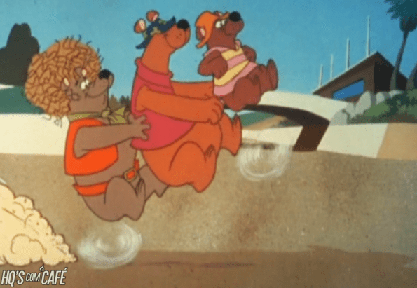 desenho urso do cabelo duro