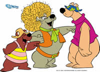 desenho urso do cabelo duro