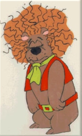urso do cabelo duro vs outros desenhos Hanna Barbera