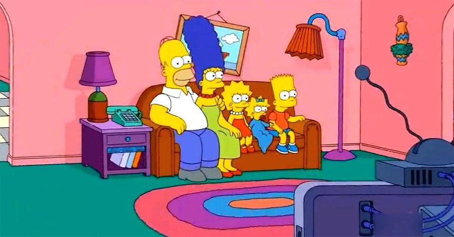 desenhos dos simpsons coloridos