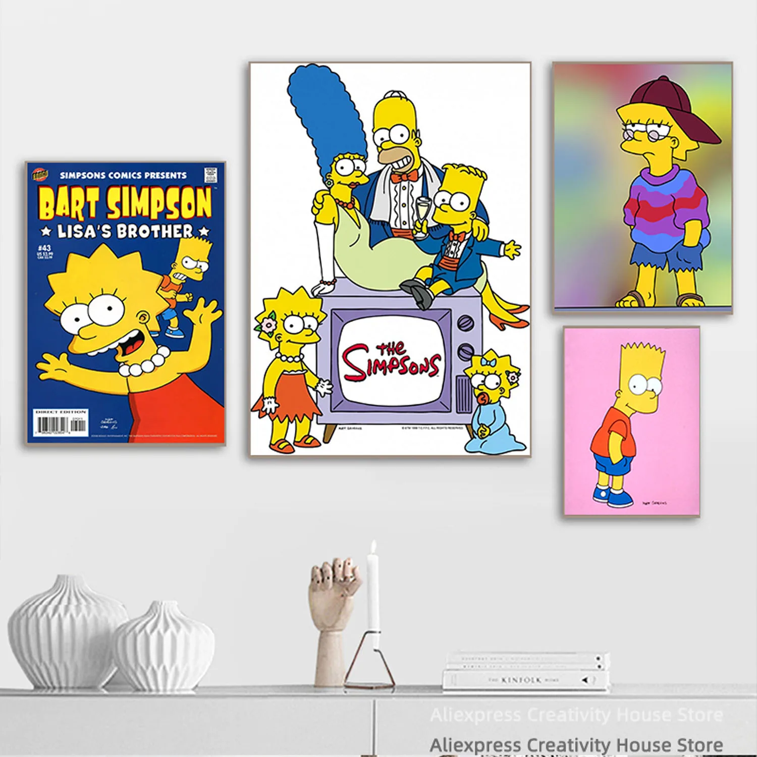 desenhos dos simpsons coloridos