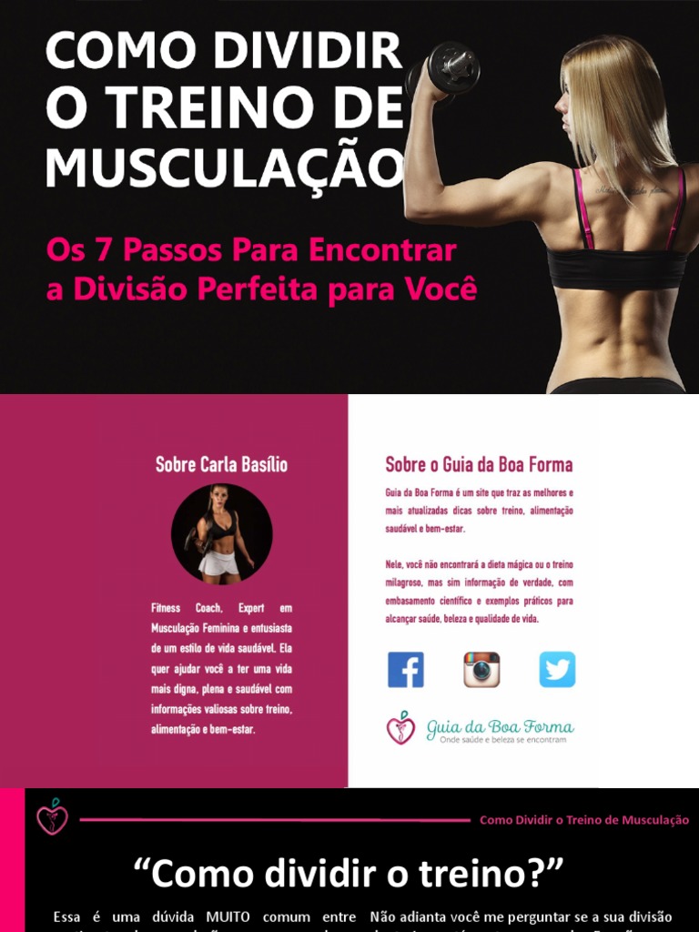 erros ao dividir treino feminino