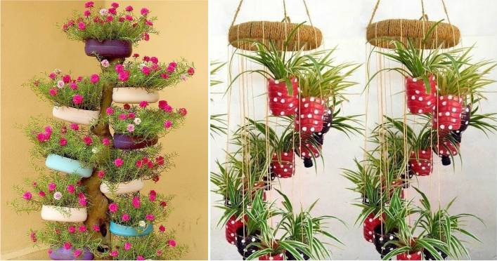 enfeite de garrafa pet