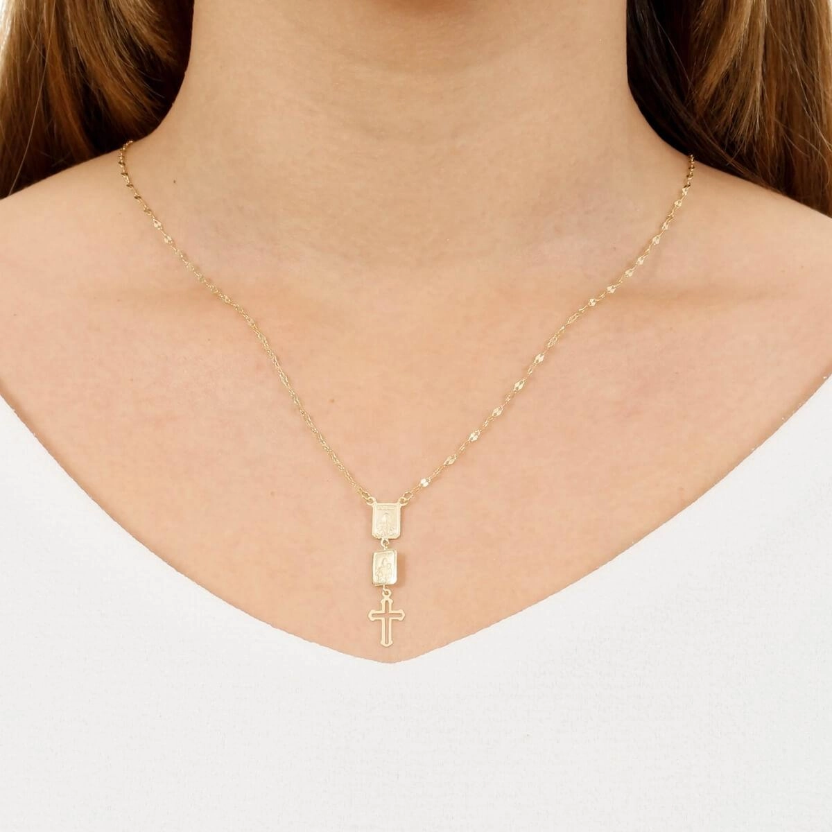 melhores escapularios de ouro feminino para presentear