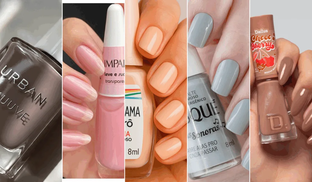 esmalte marrom chocolate vs vinho qual escolher