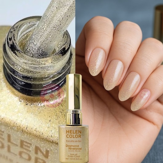 Esmalte Dourado para Unhas Curtas: O Segredo do Alongamento Visual