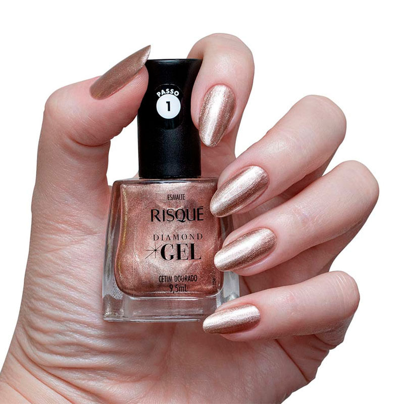 Tendências de Esmalte Dourado 2026: Cromado e Metalizado em Alta