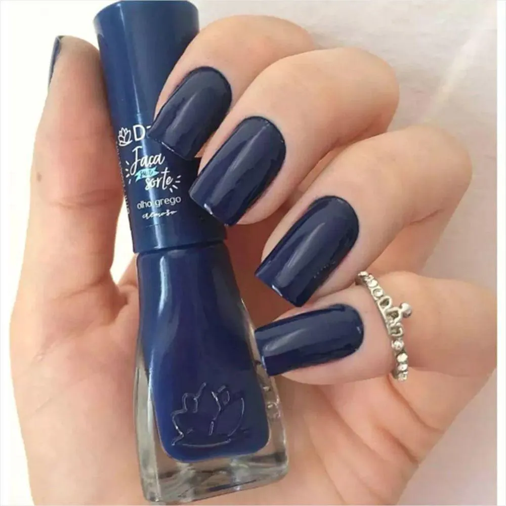 como fazer unhas olho grego em casa