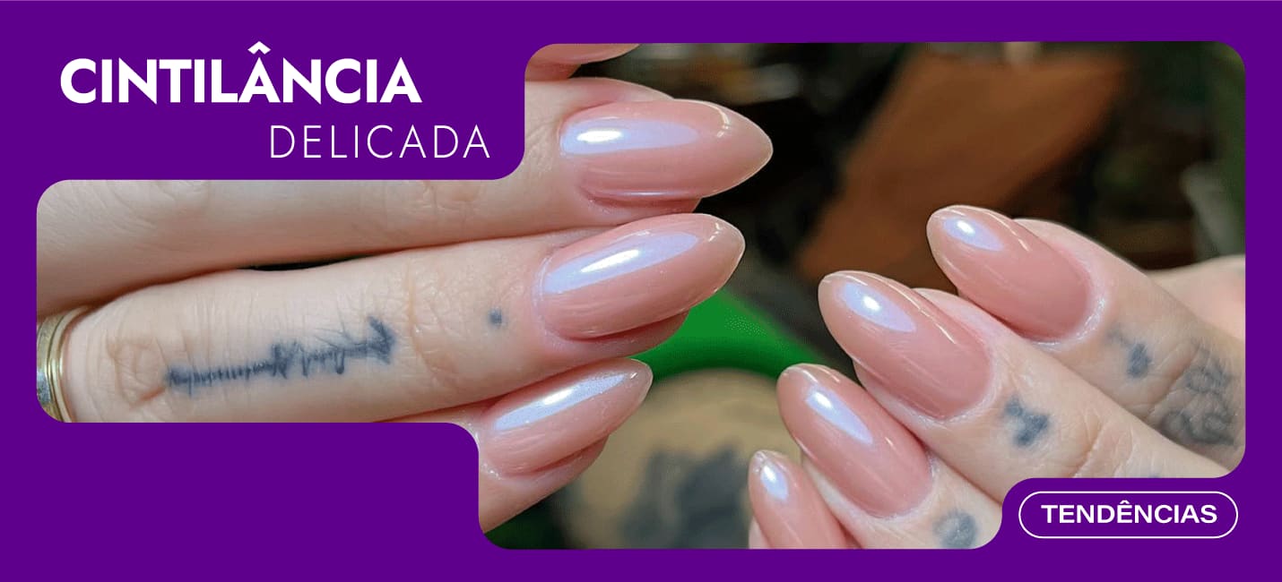 esmalte efeito iridescente