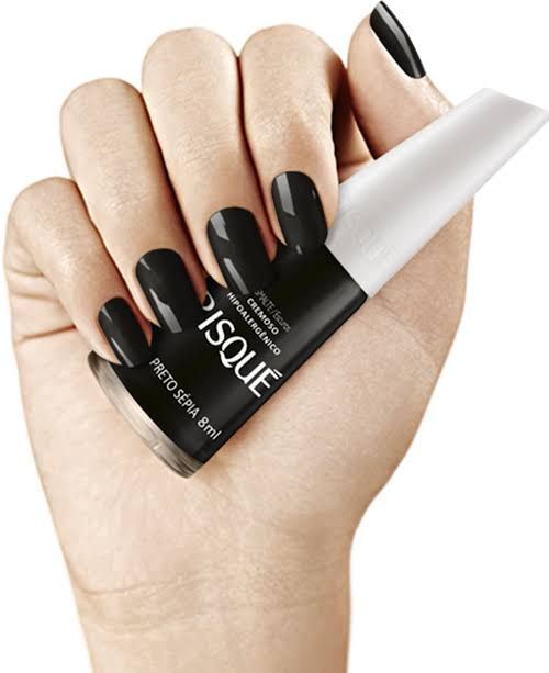 Esmalte preto fosco anita