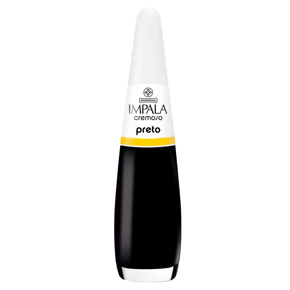 Esmalte preto fosco cora