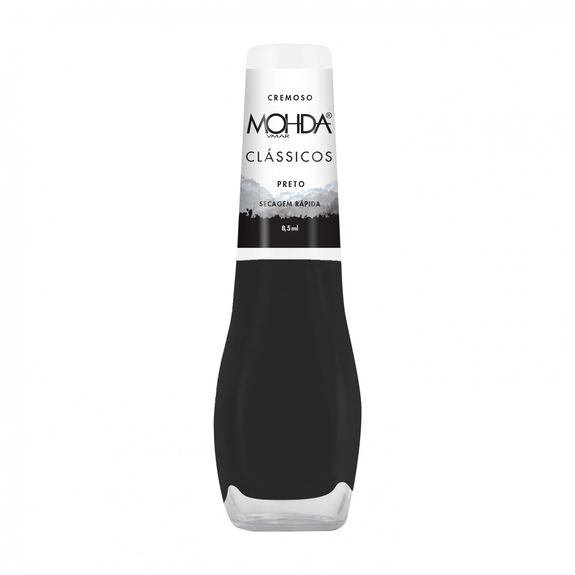 Esmalte preto cremoso risqué