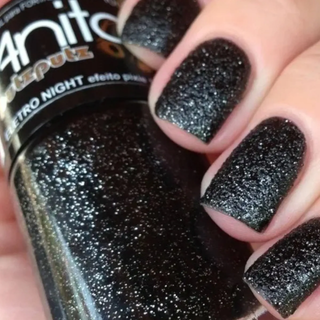 Esmalte preto em gel anylovy