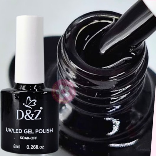 Esmalte preto fosco