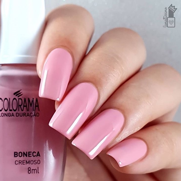 esmalte rosa claro colorama