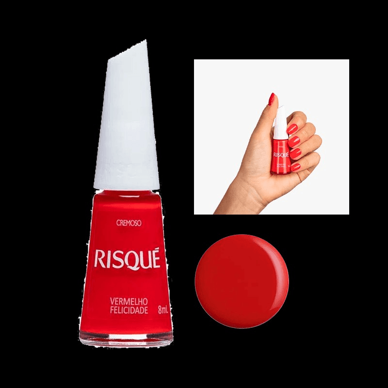 Esmalte vermelho queimado