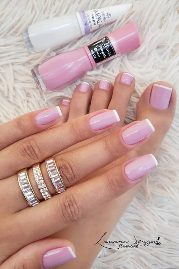 esmaltes rosados