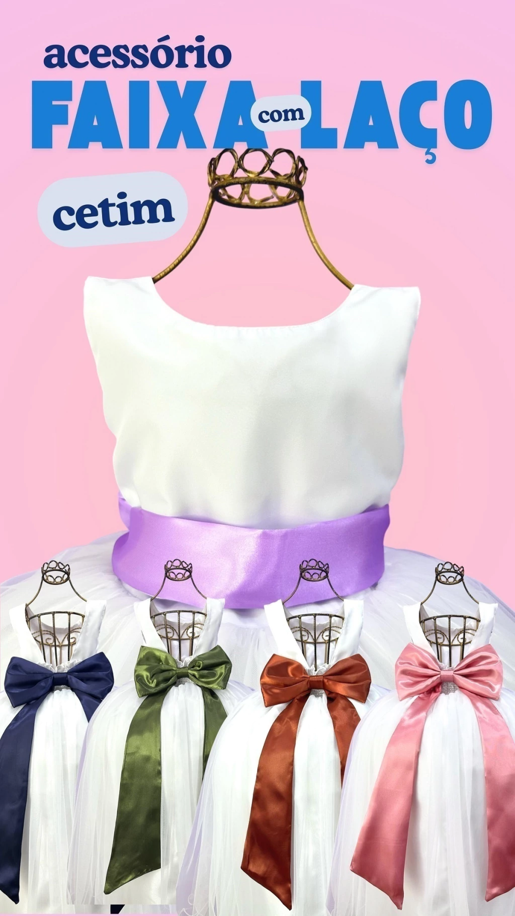 DIY: Faça sua própria faixa de cetim para vestido de festa