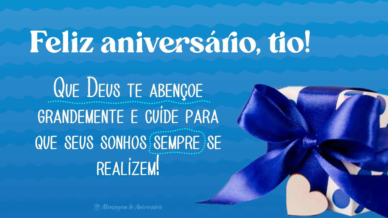mensagens de feliz aniversário para tio