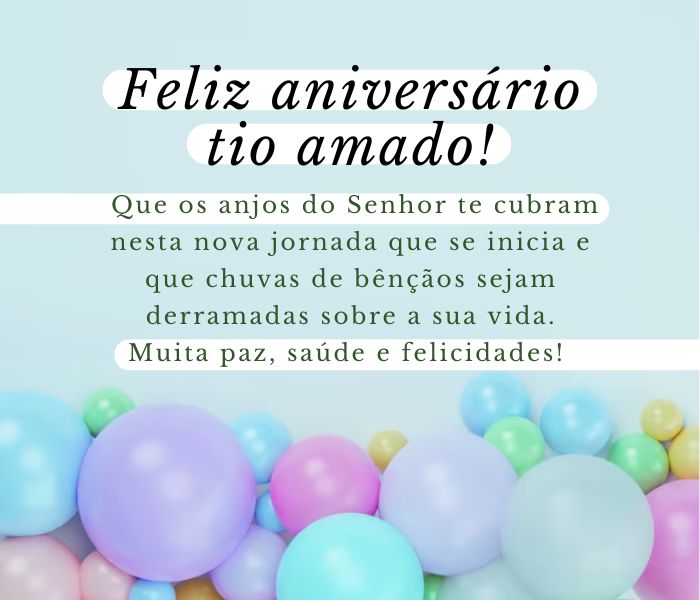 frases de aniversário para tio