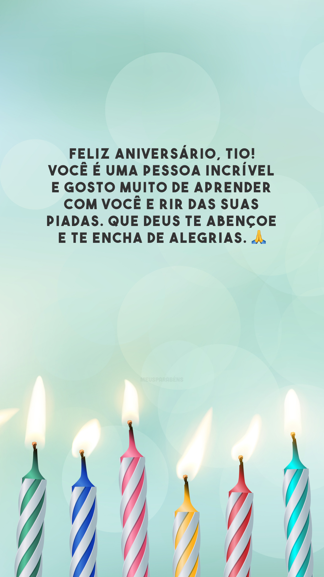 como celebrar aniversário do tio