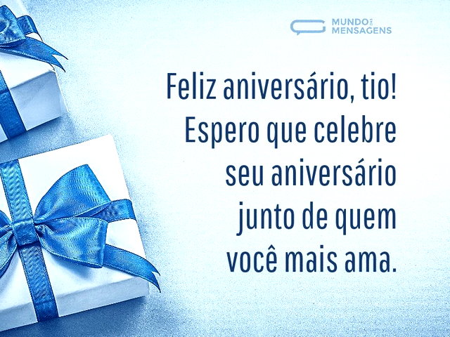mensagens de feliz aniversário para tio