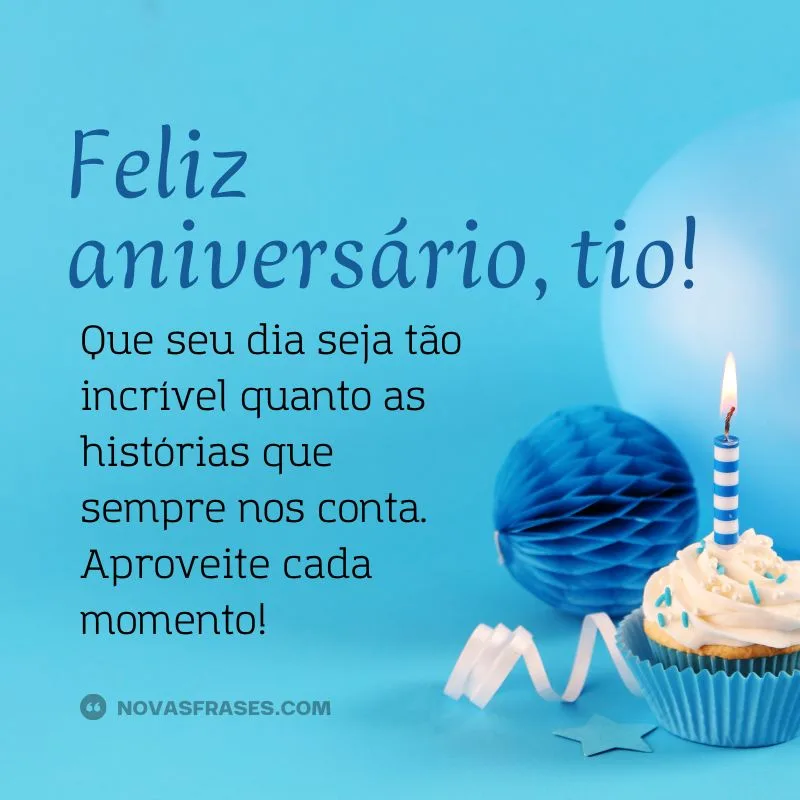 cartão de aniversário para tio