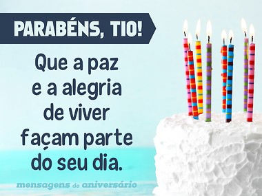 como celebrar aniversário do tio