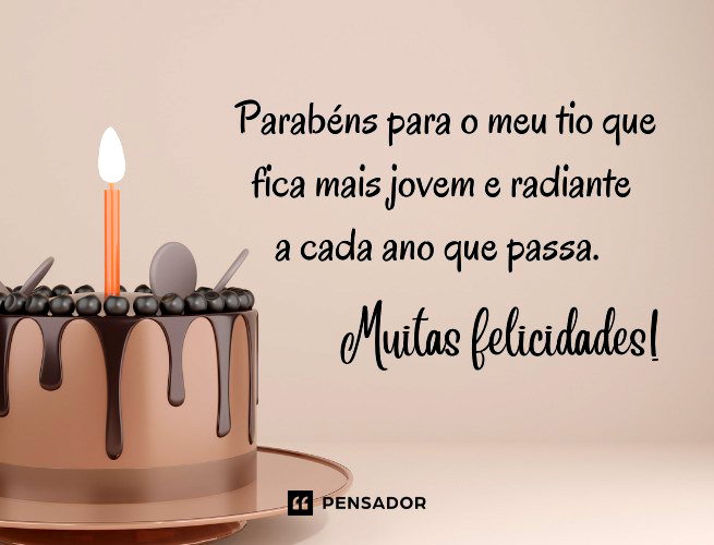 mensagens de feliz aniversário para tio