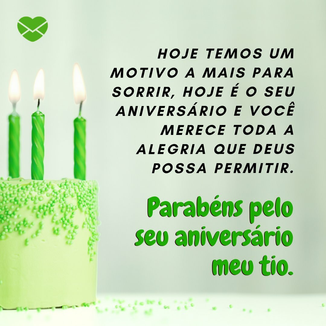 desejos de aniversário para tio