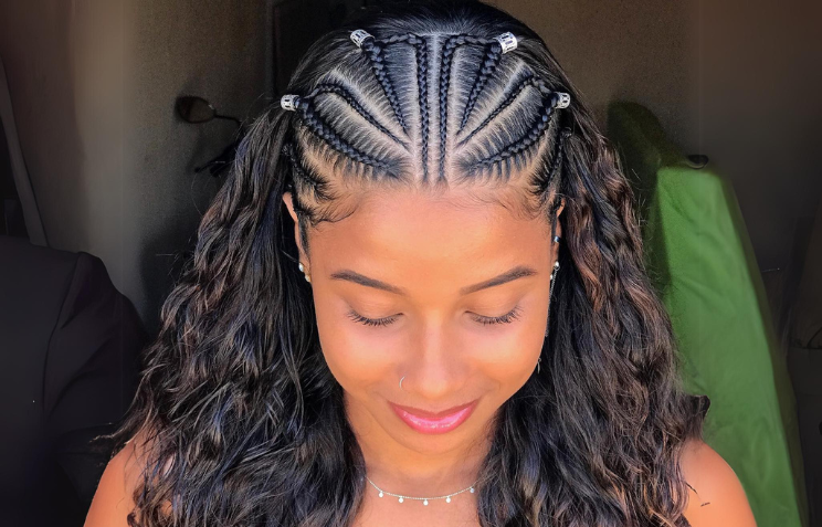 trança nagô com jumbo