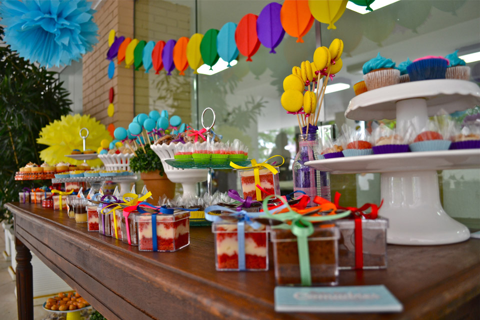 Festa das Cores ideias de comida