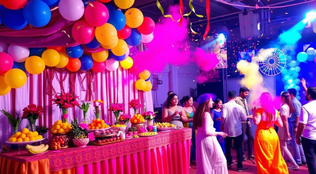 Comidas por cor para festa