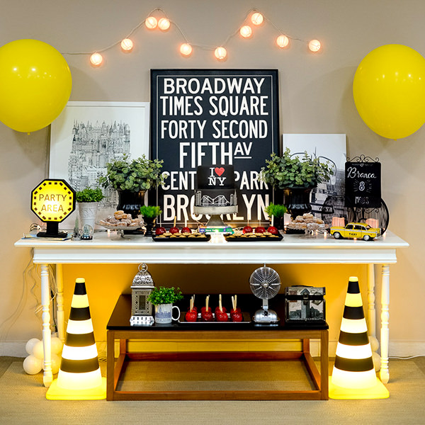 festa tema new york