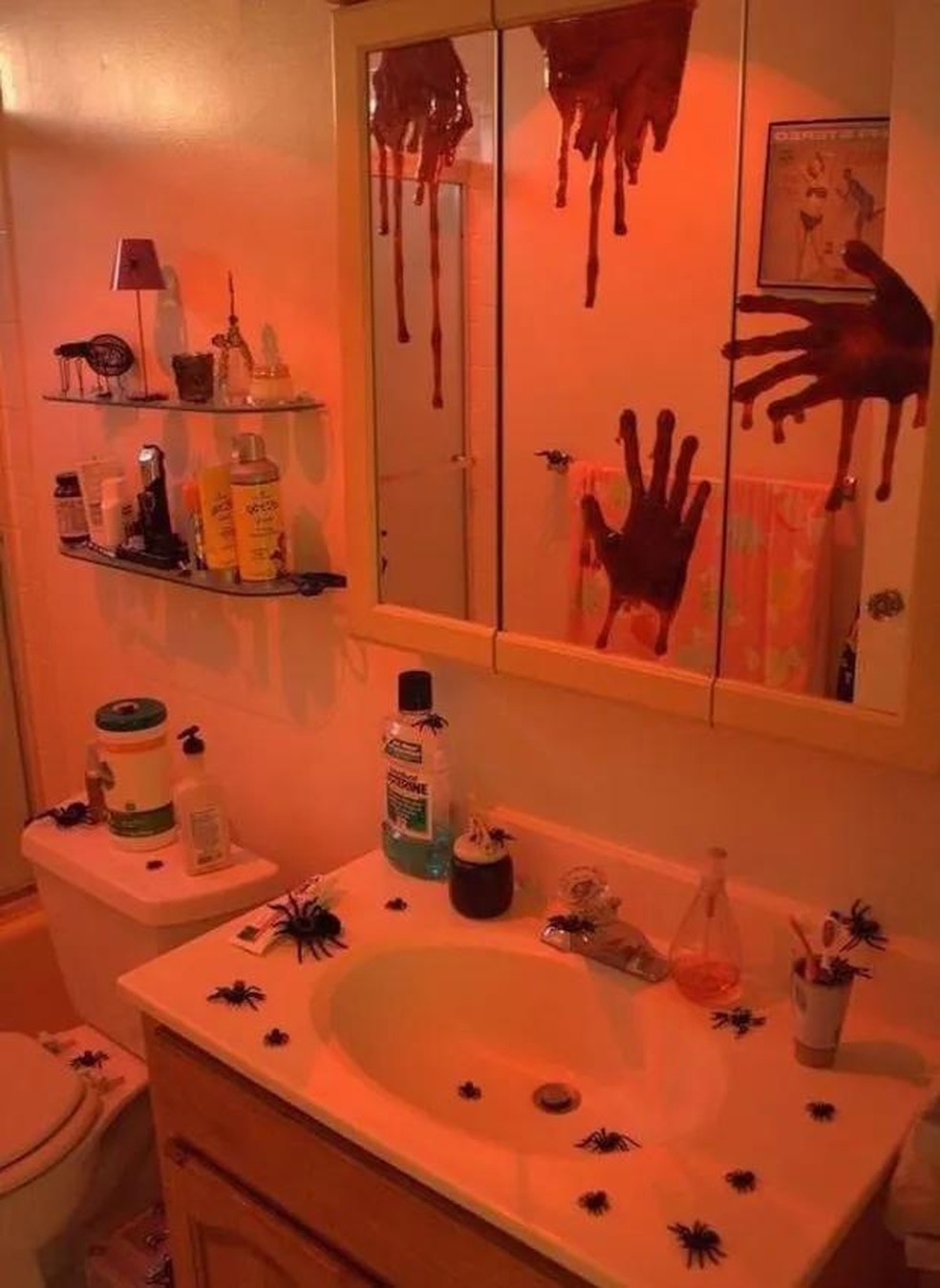 festas de haloween decoracao banheiro