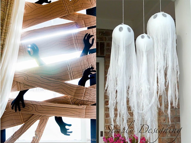 decoracao banheiro halloween barata e facil