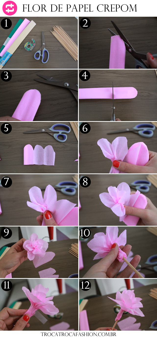 Guia Completo: Materiais Essenciais para Flores de Papel Crepom