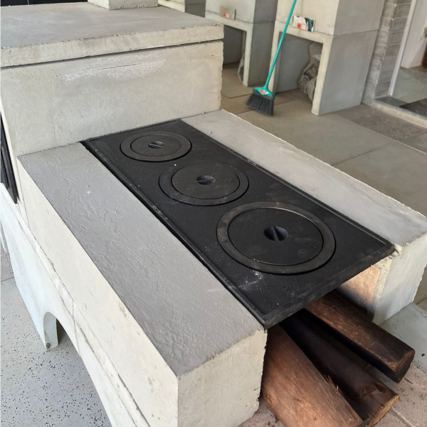 fogão a lenha com forno