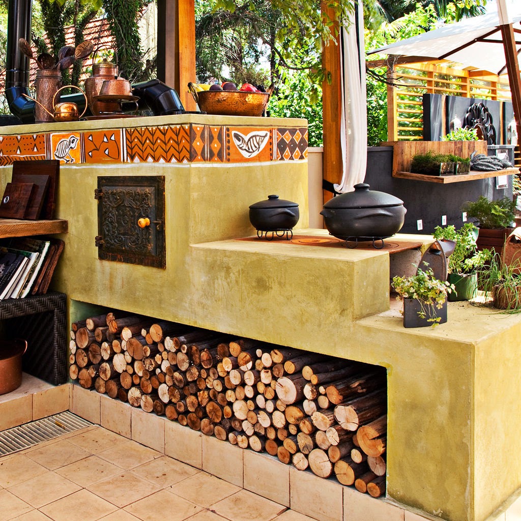 fogão a lenha pequeno