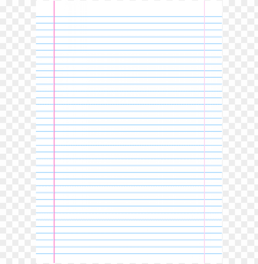 folha de caderno com margem