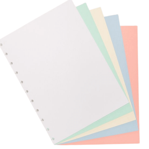 folha de caderno para desenho