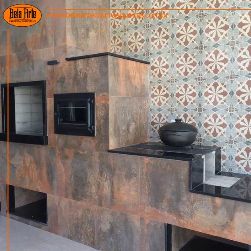 forno a lenha quadrado