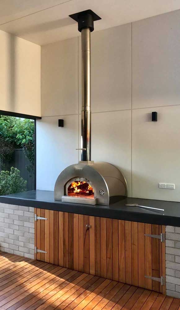 forno a lenha quadrado