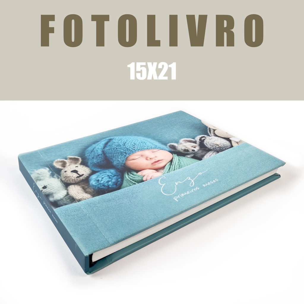 livro de fotos de bebê